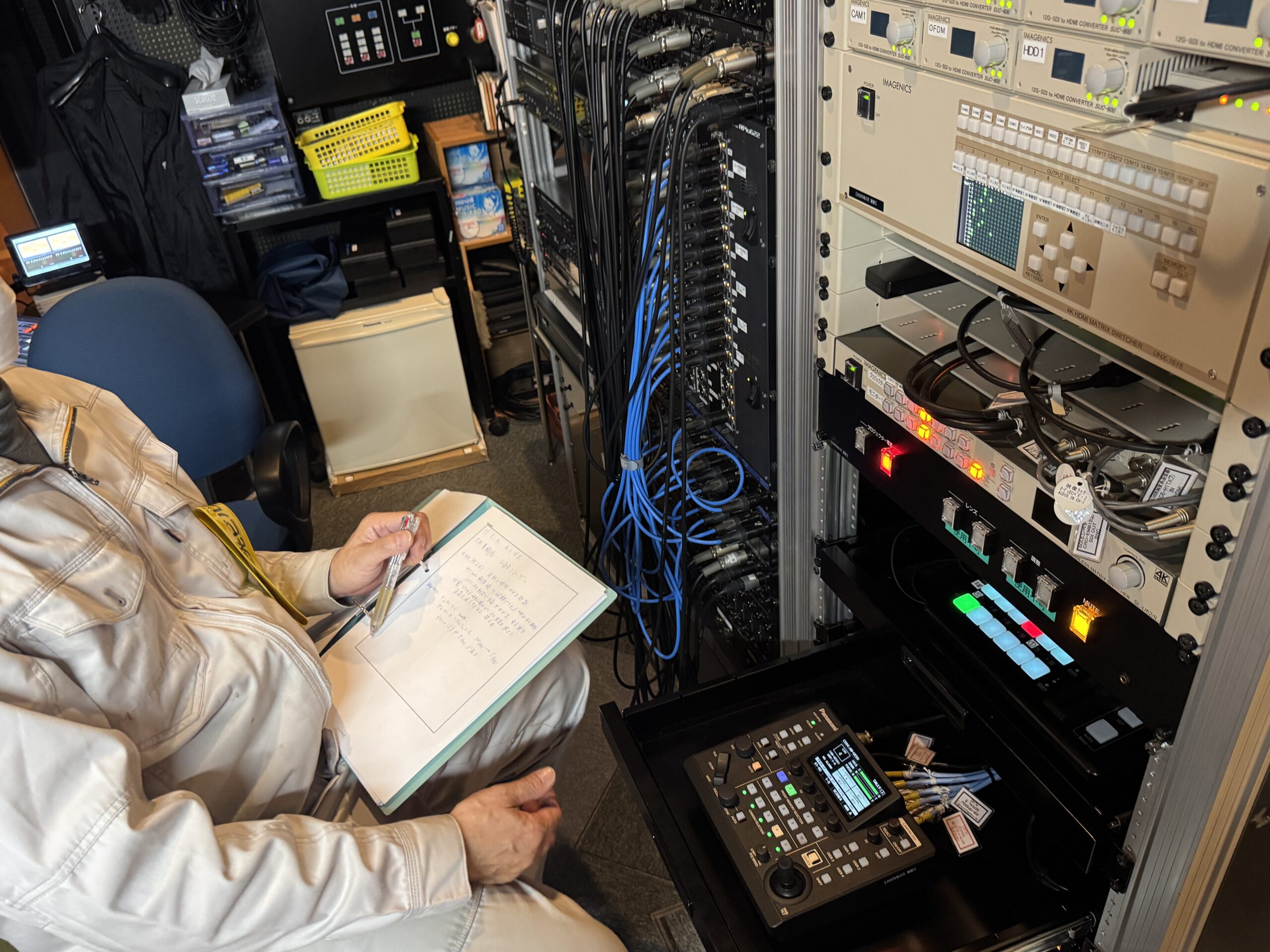 映像機器の点検