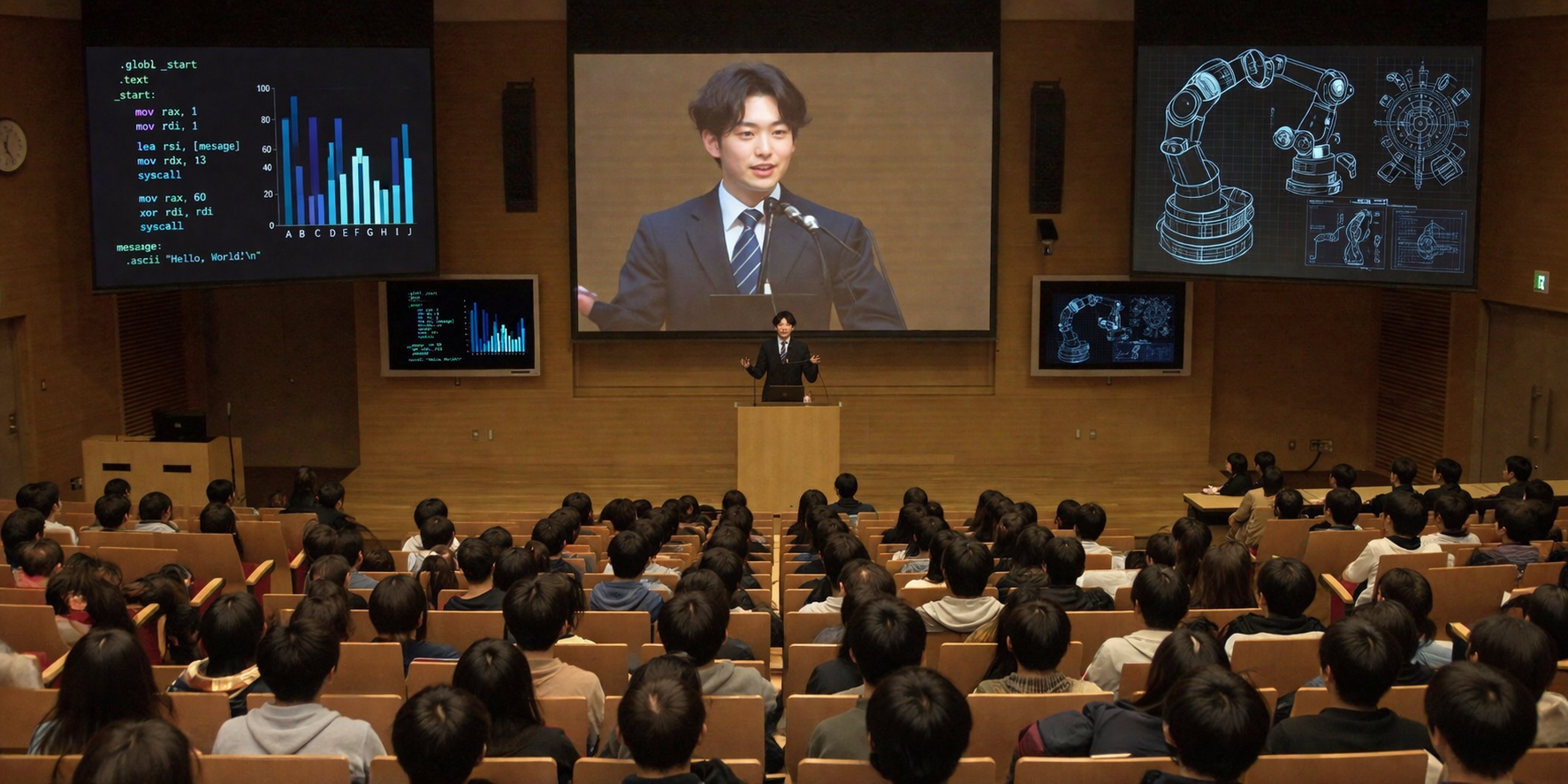 大学の記念ホール